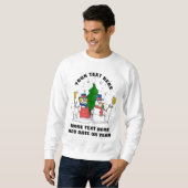 Gepersonaliseerde kerstkleding trui (Voorkant volledig)