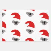 Gepersonaliseerde kerstkoala inpakpapier vel (Voorkant 2)