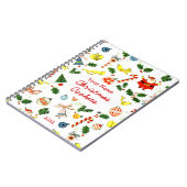 Gepersonaliseerde Kerstkoekje of Recept Notitieboe Notitieboek (Linkerzijde)