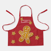 Gepersonaliseerde Kerstkoekje Schort (Voorkant)