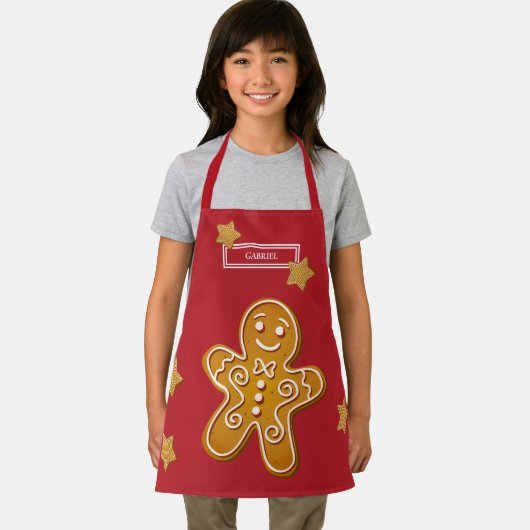 Gepersonaliseerde Kerstkoekje Schort (Insitu)