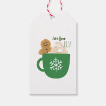 Gepersonaliseerde Kerstkoffie Schattige Xmas Naam 