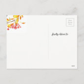 Gepersonaliseerde Kerstkrans fotokaart briefkaart (Achterkant)