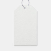 Gepersonaliseerde Kerstkrans met Foto & Naam Cadeaulabel (Achterkant)