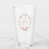 Gepersonaliseerde kerstkreet glas (Achterkant)