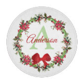 Gepersonaliseerde kerstkreet snijplank (Voorkant)