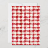 Gepersonaliseerde kerstman heeft je hulp nodig Red Feestdagenkaart (Achterkant)