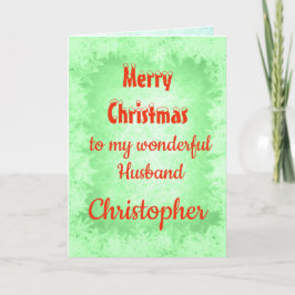 Gepersonaliseerde kerstman kaart