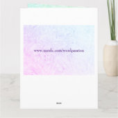 Gepersonaliseerde kerstman kaart (Achterkant)