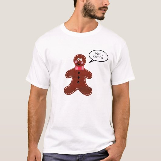 Gepersonaliseerde kerstman t-shirt (Voorkant)