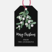 Gepersonaliseerde kerstmannetje cadeaulabel (Voorkant)