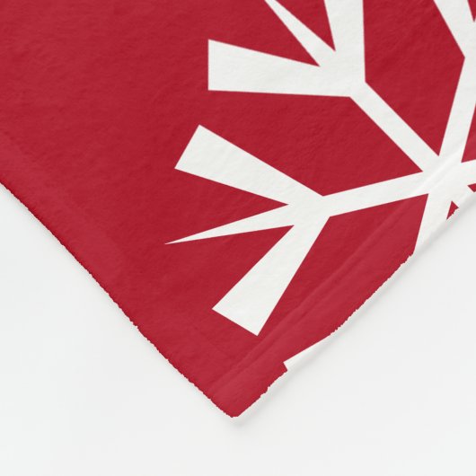 Gepersonaliseerde kerstmis 2020 Red Gingerbrood Ma Fleece Deken (Hoek)