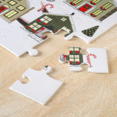 Gepersonaliseerde Kerstmis Aftel Legpuzzel (Zijkant)