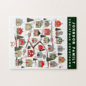 Gepersonaliseerde Kerstmis Aftel Legpuzzel (Horizontaal)