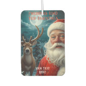 Gepersonaliseerde Kerstmis auto verfrisser cadeau (Voorkant)