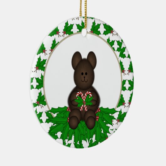 Gepersonaliseerde Kerstmis draagt Ornament (Rechts)