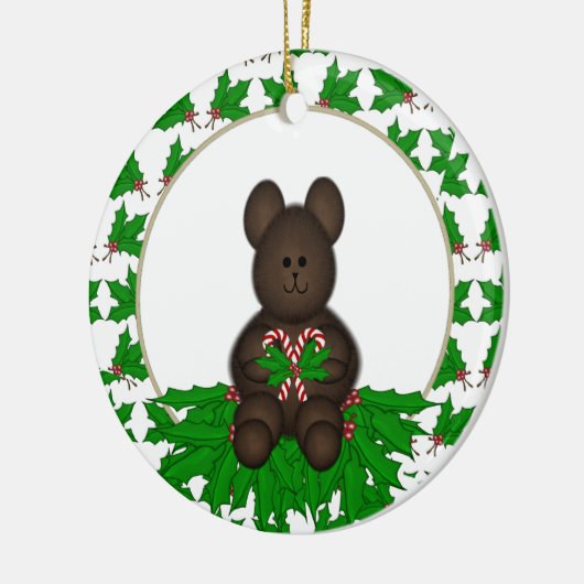 Gepersonaliseerde Kerstmis draagt Ornament (Links)