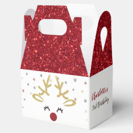 Gepersonaliseerde Kerstmis Favor Boxes Bedankdoosjes