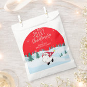 Gepersonaliseerde Kerstmis Favor Tassen met Famili Bedankzakje (Geknipt)