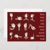 Gepersonaliseerde Kerstmis Feestdagenkaart (Voorkant / Achterkant)