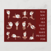 Gepersonaliseerde Kerstmis Feestdagenkaart (Voorkant)