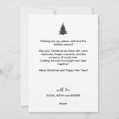 Gepersonaliseerde Kerstmis Fotocollage Feestdagenkaart (Achterkant)