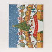 Gepersonaliseerde Kerstmis Geheim Bericht/Huwelijk Legpuzzel (Verticaal)