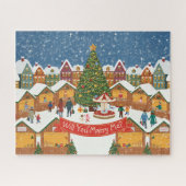 Gepersonaliseerde Kerstmis Geheim Bericht/Huwelijk Legpuzzel (Horizontaal)