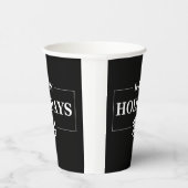 Gepersonaliseerde Kerstmis Gelukkige Vakantie Aang Papieren Bekers (Rechts)