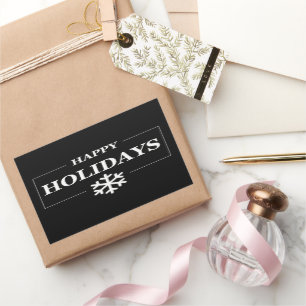 Gepersonaliseerde Kerstmis Gelukkige Vakantie Aang Rechthoekige Sticker