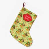 Gepersonaliseerde Kerstmis Grappige Cupcake Kleine Kerstsok (Voorkant (Hangend))