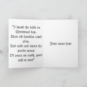 Gepersonaliseerde Kerstmis in de Kaart van Rusland (Binnen)