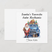 Gepersonaliseerde Kerstmis Kaart voor auto/automon (Voorkant / Achterkant)