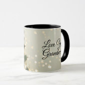 Gepersonaliseerde Kerstmis Oma & Kleinkind's Naam Mok (Voorkant rechts)