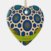 Gepersonaliseerde Kerstmis ornament modern kleurri (Rechts)