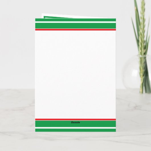 Gepersonaliseerde Kerstmis Panda's Vakantie Kaart (Achterkant)