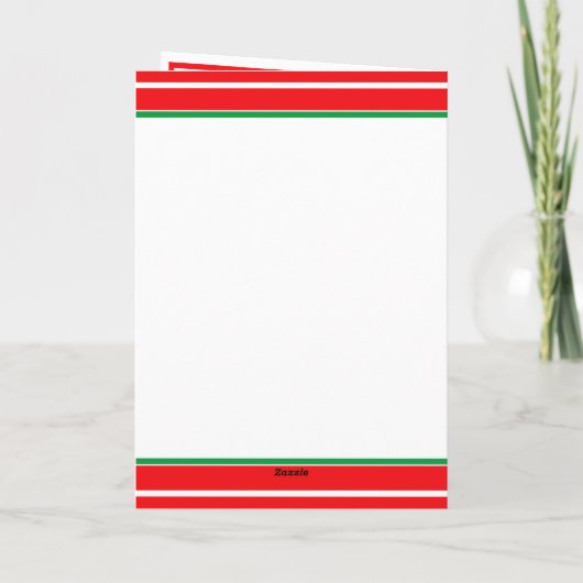 Gepersonaliseerde Kerstmis Panda's Vakantie Kaart (Achterkant)