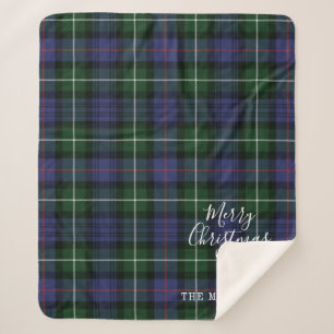 Gepersonaliseerde Kerstmis Tartan Clan MacKenzie P Sherpa Deken