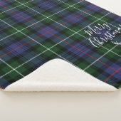 Gepersonaliseerde Kerstmis Tartan Clan MacKenzie P Sherpa Deken (3/4)