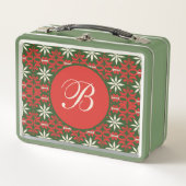 Gepersonaliseerde kerstmis/winter gevierd met M (Voorkant)