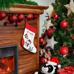 Gepersonaliseerde kerstpanda's kerstsok<br><div class="desc">Dit gepersonaliseerde kerstpanda's ontwerp zal u vullen met feestvreugde. Wijzig de naam en het bericht om het te personaliseren. Prettige feestdagen</div>