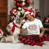 Gepersonaliseerde kerstpanda's t-shirt