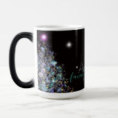 Gepersonaliseerde kerstpastelboom magische mok (Links)