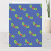 Gepersonaliseerde kerstpinguïn kaart (Achterkant)