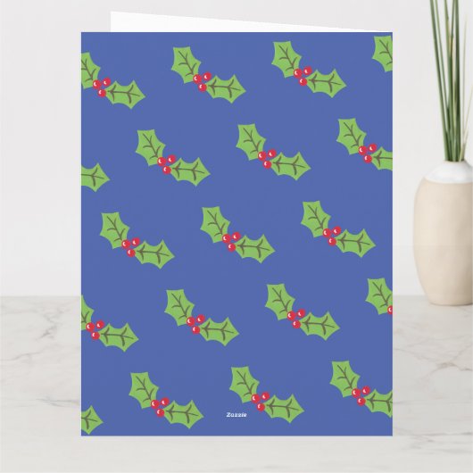 Gepersonaliseerde kerstpinguïn kaart (Achterkant)