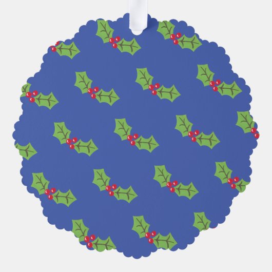 Gepersonaliseerde kerstpinguïn ornament kaart (Achterkant)