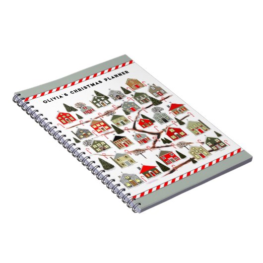 Gepersonaliseerde Kerstplanner Notitieboek (Rechterzijde)