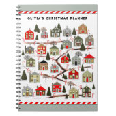 Gepersonaliseerde Kerstplanner Notitieboek (Voorkant)