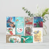 Gepersonaliseerde kerstpostzegels (Staand voorkant)