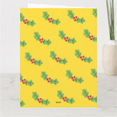 Gepersonaliseerde kerstpudding kaart (Achterkant)